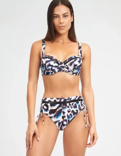 Alika Balcony Bikini Top - Animal