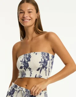 Aloha Beach Bandeau Top - White