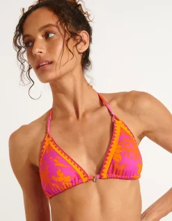 Althea Bluco Triangle Bikini Top - Fuchsia