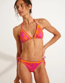 Althea Stora Tie Side Bikini Pant - Fuchsia