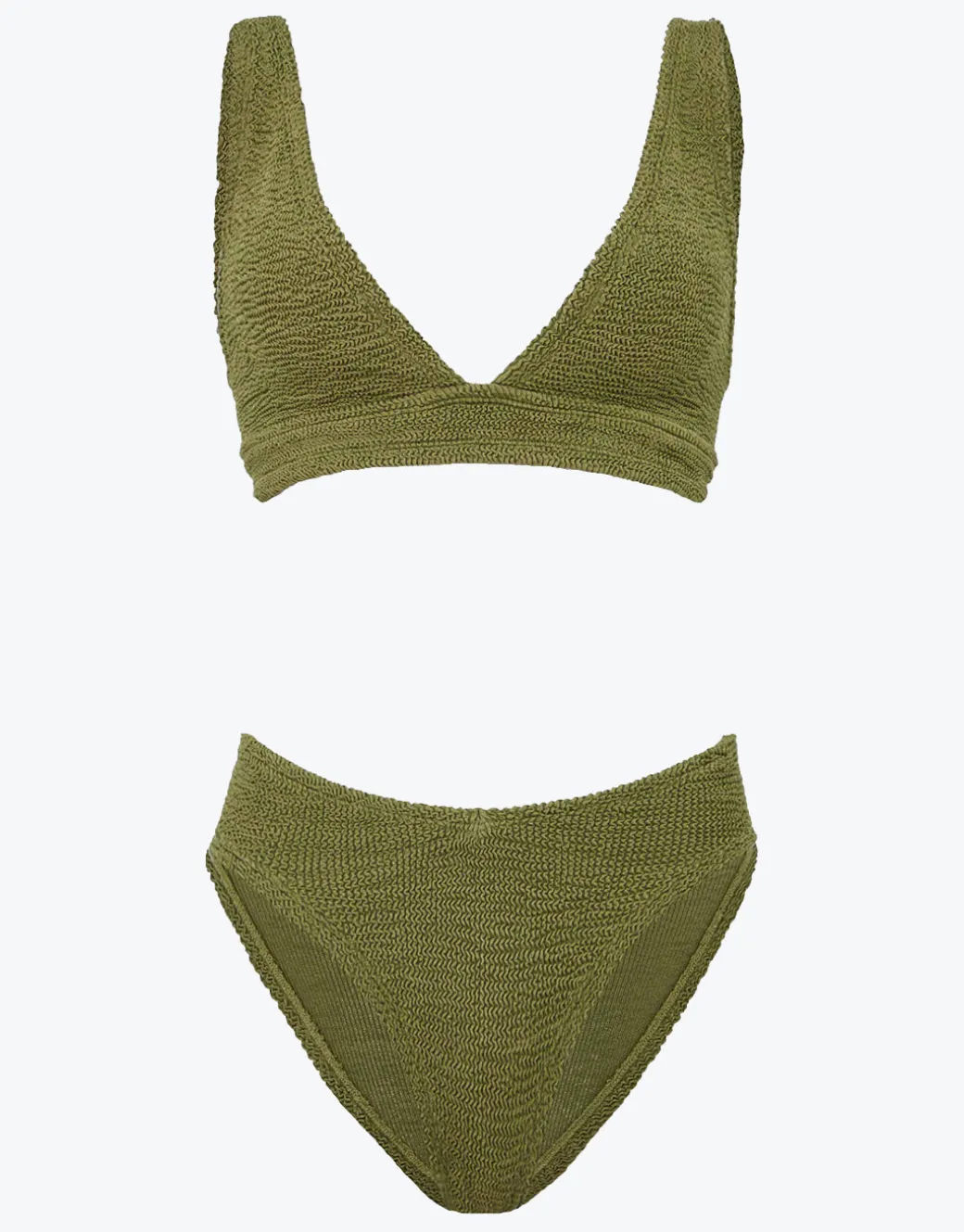 Angel Bikini Set - Metallic Moss