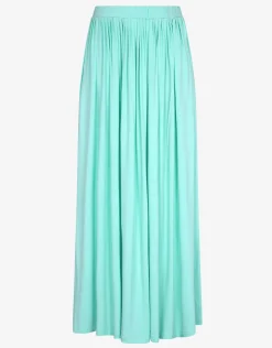 Areia Knit Maxi Skirt - Aqua