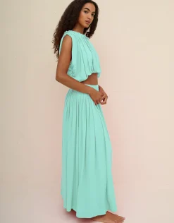 Areia Knit Top - Aqua
