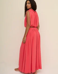 Areia Knit Top - Coral
