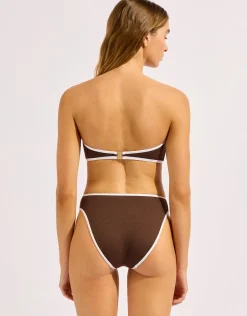 Beach Bound High Leg Bikini Pant - Dark Chocolate