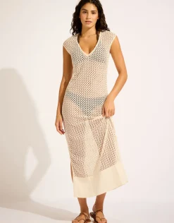Beach Edit Maxi Tank Dress - Ecru
