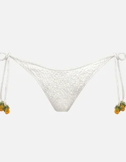 Boho Grace Tie Side Bikini Pant - Optic White