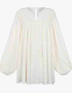 Boho Sleeve Mini Dress - White