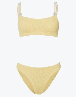 Cassie Beaded Bikini Set - Butter