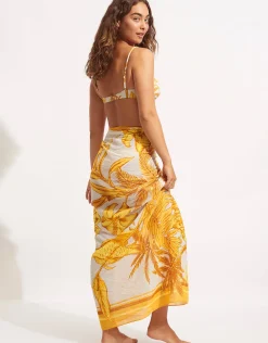 Castaway Underwired Bikini Top - Tuscan Sunset