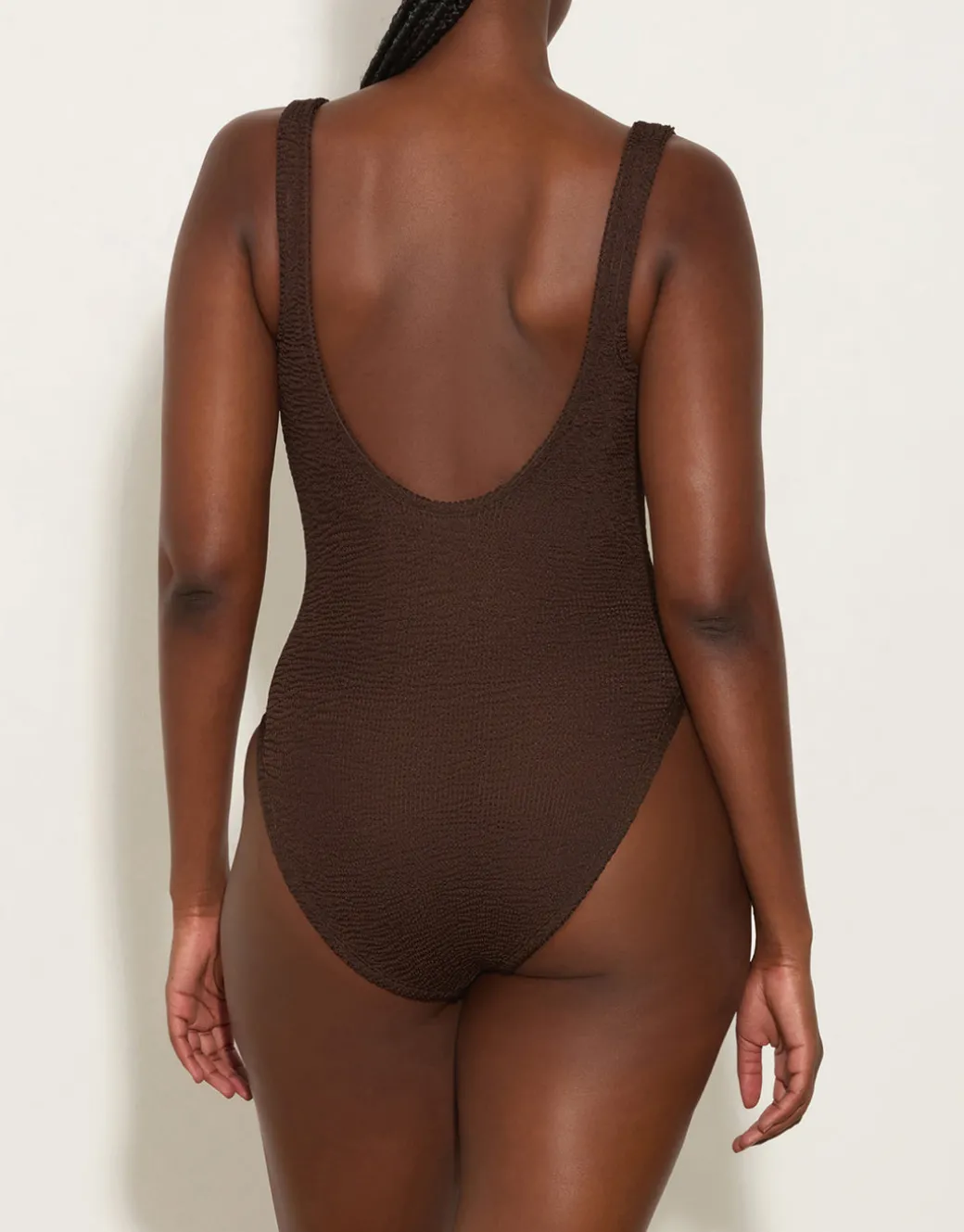 Celine Swimsuit - Metallic Chocolate