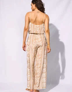 Coastal Bohemia Jumpsuit - Sand Cotton
