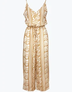 Coastal Bohemia Jumpsuit - Sand Cotton