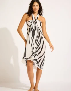 Coastline Sarong - Black