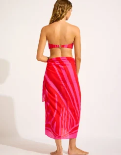 Coastline Sarong - Flame