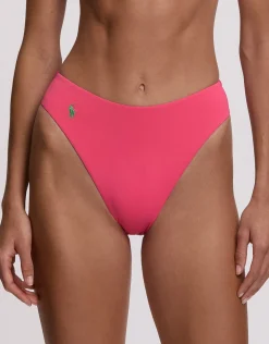 Color Shop Modern High Leg Bikini Pant - Desert Pink