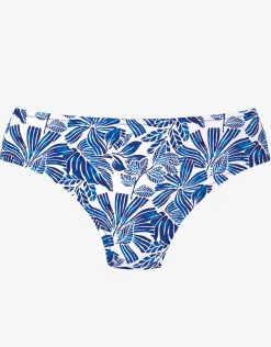 Corfu Wide Side Bikini Pant - Blue