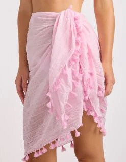 Cotton Gauze Sarong - Blush Pink