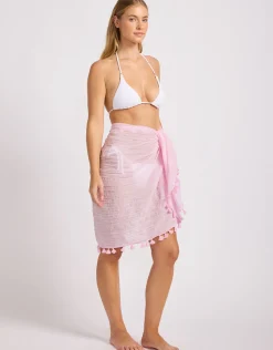 Cotton Gauze Sarong - Blush Pink
