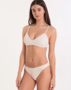 Couture Crochet Plago Bralette Bikini Top - Ecru
