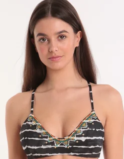 Couture Watamu Pietro Bralette Bikini Top - Black