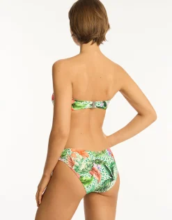 Dolce Twist Bandeau Bikini Top - Print