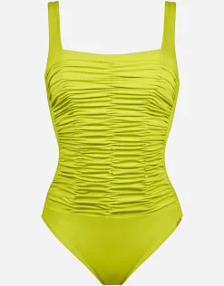 Elements Square Neck Swimsuit - Kiwi Green
