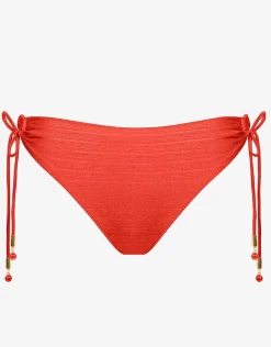 Elyon Loop Side Bikini Pant - Glazed Tangerine