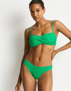 Essentials Edit Sporty Mid Bikini Pant - Kelly Green