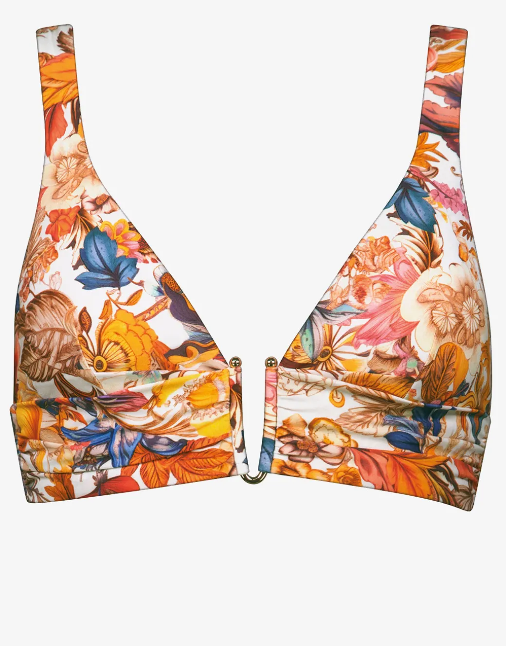Exuberance Banded Bikini Top - Solar