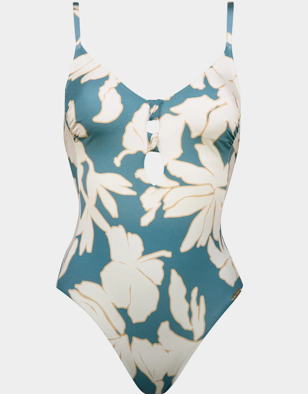 Floral Abstract Swimsuit - Puffy Sky