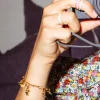 Gold Chunky Link Bracelet - 16-20cm