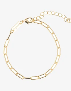 Gold Chunky Link Bracelet - 16-20cm