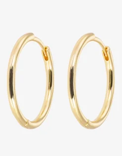 Gold Hoop Earrings - Large