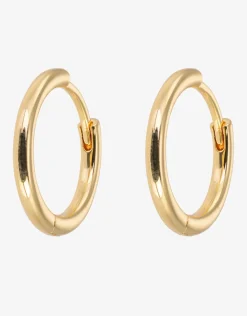 Gold Hoop Earrings - Medium