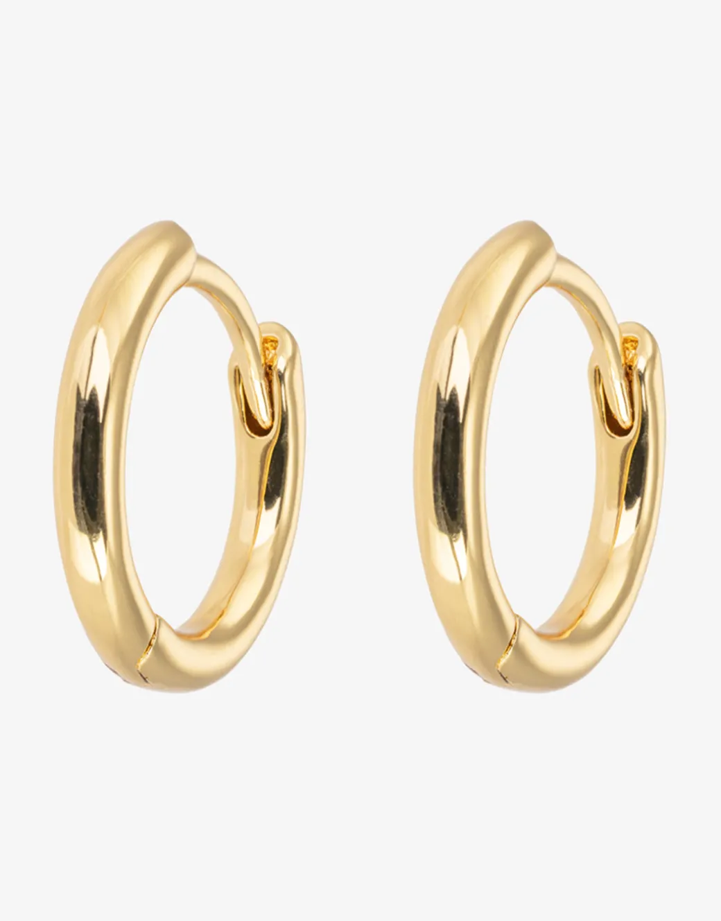 Gold Hoop Earrings - Small