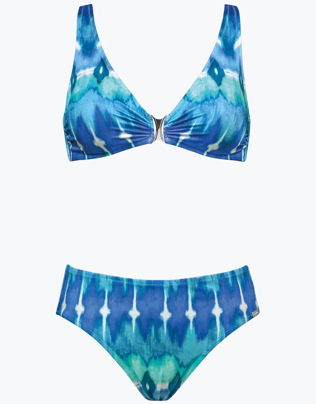 Ikat Energy Moulded Bikini Set - Bluewave