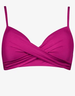 Impact Moulded Bikini Top - Berry Glaze