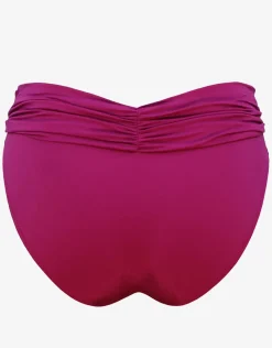 Impact Ruched Bikini Pant - Berry Glaze