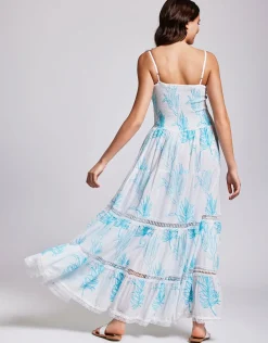 Joy Strappy Maxi Dress - Turquoise