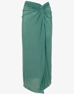 Karen Midi Skirt - Seaglass