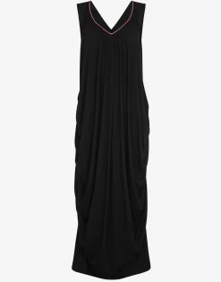 Lee Draped Dress - Black