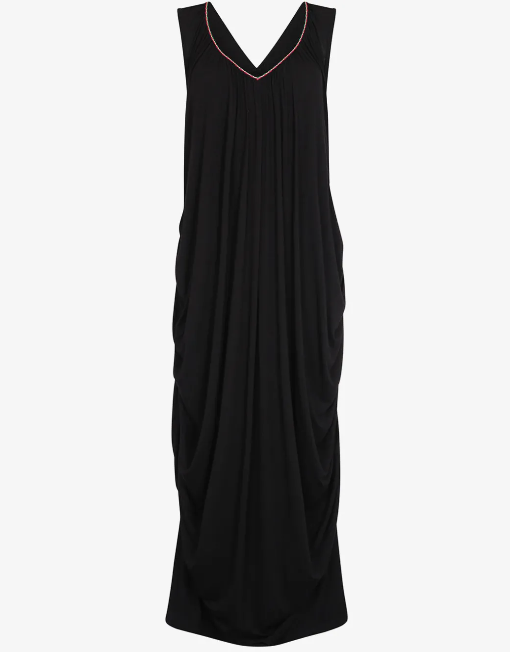 Lee Draped Dress - Black