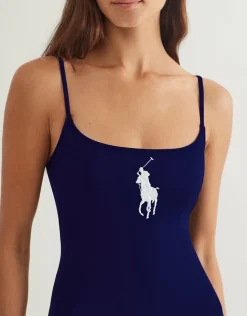 Logo Icons Kennedy Swimsuit - Navy