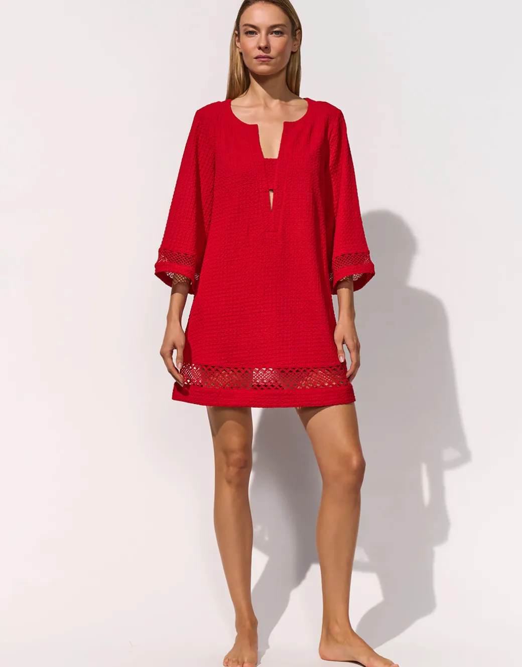 Midi Tunic - Rouge