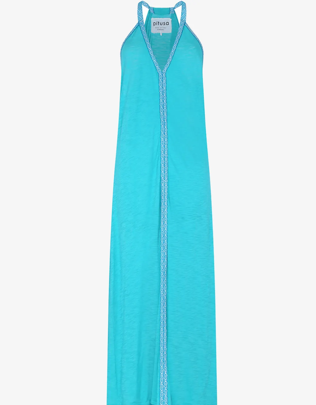 Monochromatic Pima Sundress - Teal