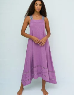 Monochromatic St Tropez Dress - Purple