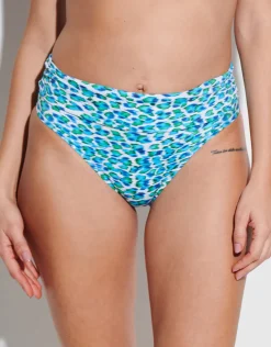 Nassau Fold Bikini Pant - Blue