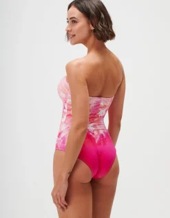 Ombra Rosa Bandeau Swimsuit - Ethereal