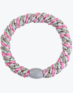 Original Hair Tie - Bubblegum Ice Blue Stripe